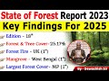 India State Of Forest Report 2023 ISFR Key Highlights 18th Forest Report 2023 Geography