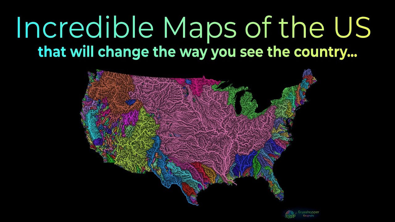 Incredible Maps of the US that will Change the Way You See the Country...
