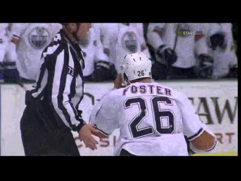 Kurtis Foster vs. Brendan Morrow end of game scrum