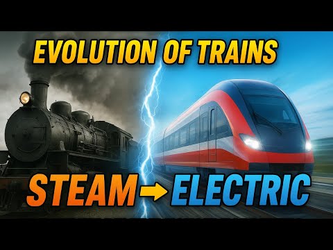How Steam Engines Became Electric Trains: A 200-Year Journey