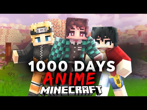 Pur3Tic - I Spent 1000 Days in Different Animes in Minecraft [FULL MOVIE]
