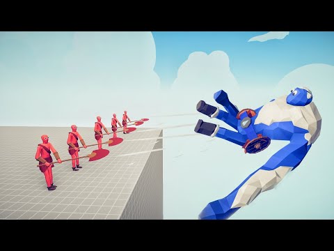 HOW MANY FAN BEARERS TO PUSH THE GIANT DOWN THE HILL - Totally Accurate Battle Simulator TABS