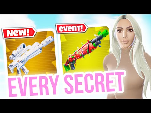 how to get every secret in 1v1 with every gun