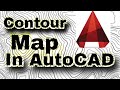 How To Draw Contour Map In Autocad