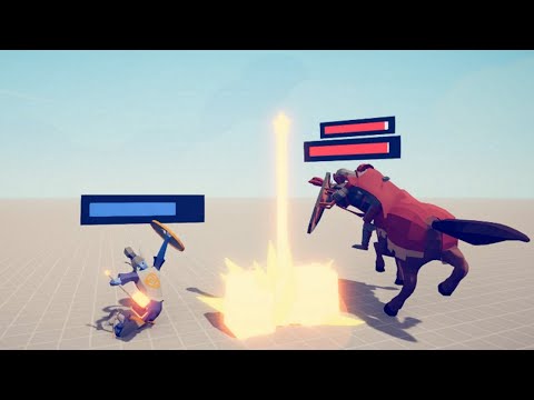 RIGHTEOUS PALADIN with Health Bar vs ALL UNITS TABS Fantasy Update Totally Accurate Battle Simulator
