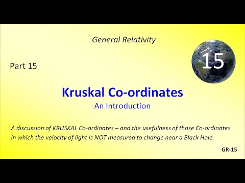 Kruskal Co-ordinates (An Introduction)