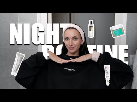 All the products I use in my night routine🌙✨