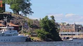 Under the Bridges Boat Tour of Stockholm, Sweden. 5 minute version.