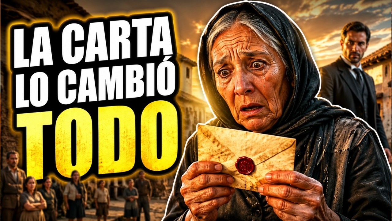 NADIE AYUDÓ A LA VIUDA DEL PUEBLO, HASTA QUE UN DESCONOCIDO LLEGÓ CON UNA CARTA QUE CAMBIÓ TODO