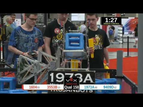 2015 VRC Sci Q158 - 1604 3553B vs 1973A 9409D - 29 to 54 - VEX Worlds 2015 - Science Division