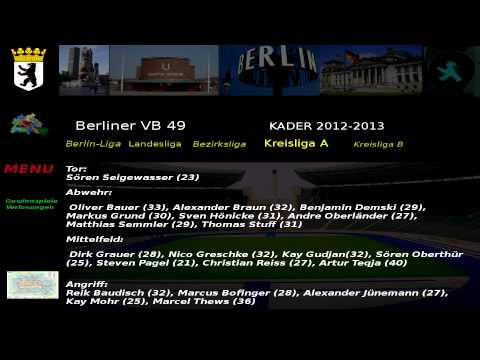 Berliner VB 49 Kader 2012-2013 Kreisliga A 1.Abteilung