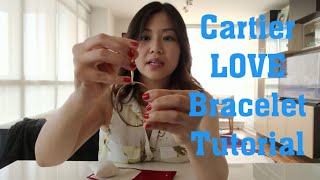 How to care for your Cartier LOVE Bracelet Tutorial