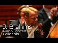 Brahms piano concerto no. 2 - cello solo