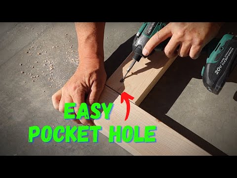 How to Drill Pocket Holes Without a Jig