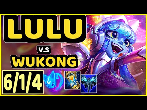 LULU vs WUKONG - 6/1/4 KDA TOP GAMEPLAY - KR Ranked GRANDMASTER