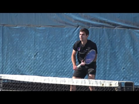 Simon Arca Costas reaches a milestone, but Boise State falls to New Mexico in tennis
