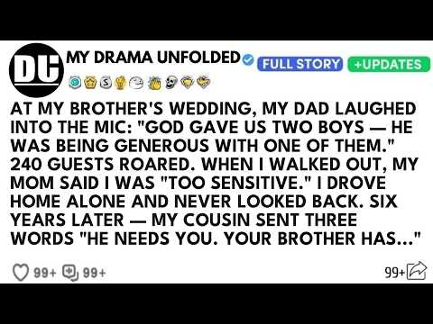 My Dad Grabbed the Mic at My Brother's Wedding and Told 240 Guests, "God Was Generous with One of