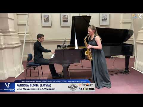 Patricija BLOMA plays Concerto Capriccio by A. Wagnein #adolphesax