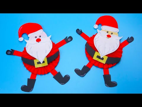 DIY paper crafts Paper toys Christmas crafts santa claus DIY santa claus