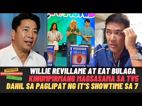Detalye sa Pagsasanib Pwersa ng TVJ at ni Willie Revillame sa TV5 laban na sa It's Showtime sa GMA 7