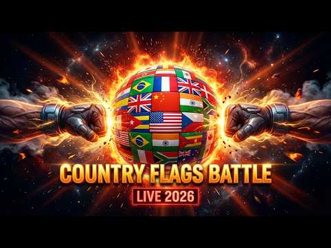 🌍Aprende las banderas de los países EN VIVO 🚩 – ¡Batalla de banderas!