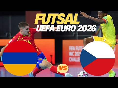 🔴Armenia vs Czech Republic LiveScore I FUTSAL UEFA Euro 2026 Commentary Update Today