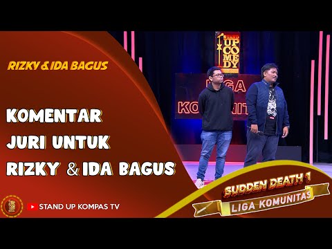 Komentar Juri untuk Rizky dan Ida Bagus: Materi Rizky Setara 4 Sushi | SUCI Liga Komunitas