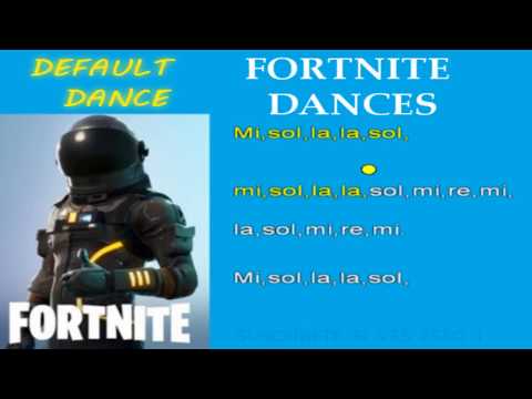 FORTNITE FLAUTA FACIL. FORTNITE DANCES FLUTE EASY.