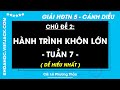 Giải sgk Hoạt động trải nghiệm lớp 5 Tuần 7 - trang 21, 22, 23