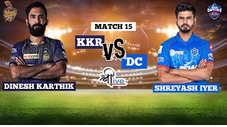 Dream 11 IPL  Day 13 KKR VS DC Live Scoring Marathi Commentary