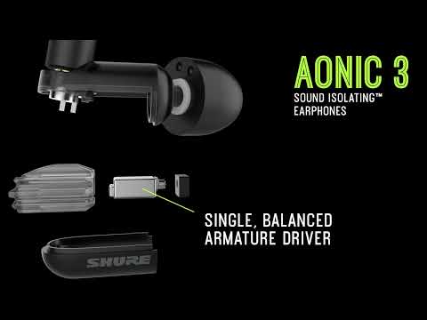 AONIC 3-高遮音性イヤホン - Shure 日本