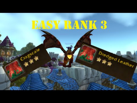 How to get ALL Ranks of Dredged Leather and Cragscale - (Rank 1, Rank 2 and Rank 3) WoW 8.3