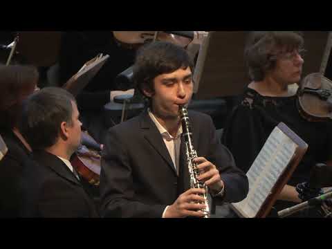 Карл Мария фон Вебер. Концерт №2 для кларнета с оркестром ми бемоль мажор, op.74, 1 часть.
