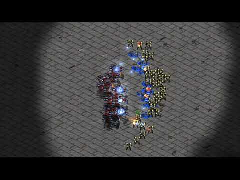 16 Battle Cruisers vs 50 Dragoons