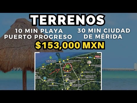 VENDO TERRENO EN PLAYA PROGRESO YUCATÁN🌴🔆 #progreso #yucatán #terreno #inversiones #meridayucatan