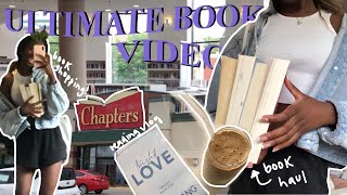 ULTIMATE BOOK VIDEO! book shopping, haul, reading journal + reading vlog!