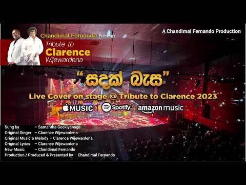 Sandak Besa Giya Live Cover @ "Tribute to Clarence 2023" by Chandimal Fernando