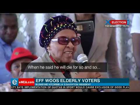 EFF woos elderly voters