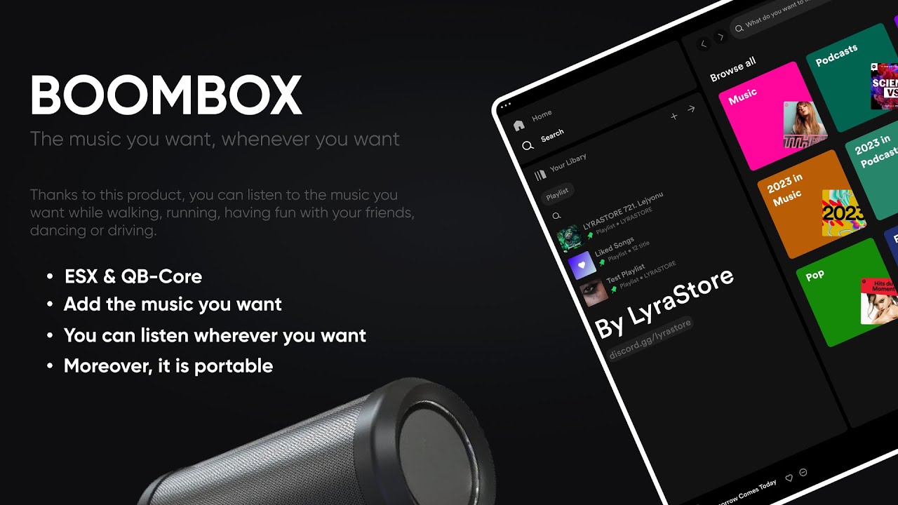 Advanced Boombox | stg-boombox [ESX][QB] thumbnail 6