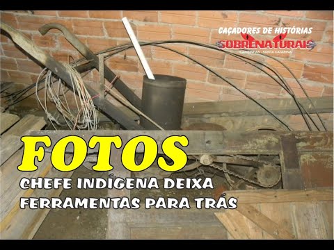 SLIDE DE FOTOS - LOCAL ONDE TINHA FERRAMENTA INDÍGENA