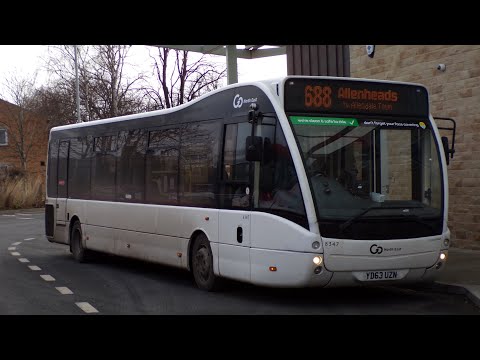 GNE Route:57|Heworth-Wardley|YD63 UZN-8347|Optare Versa.