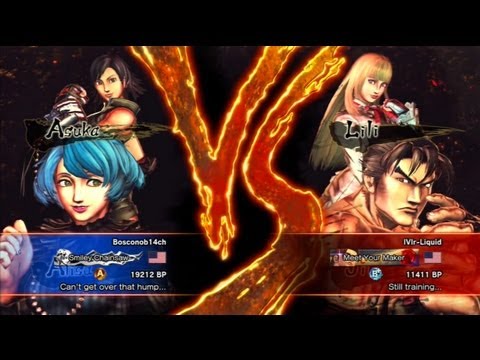 SFxTK: Kojibeoulve (Alisa/Asuka) vs. lVlr-Liquid (Jin/Lili) - Best of 5 Matches