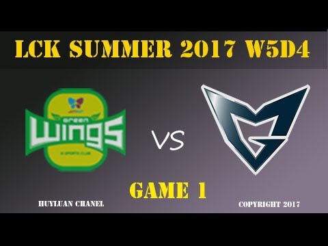 JAG vs SSG Highlights Game 1 LCK SUMMER 2017 Jin Air Green Wings vs Samsung