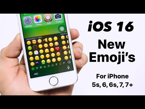 How to Get iOS 16 New Emoji’s on iPhone 5s, 6, 6s, 7, 7+ - Install iOS 16 New Emoji’s on Old iPhones