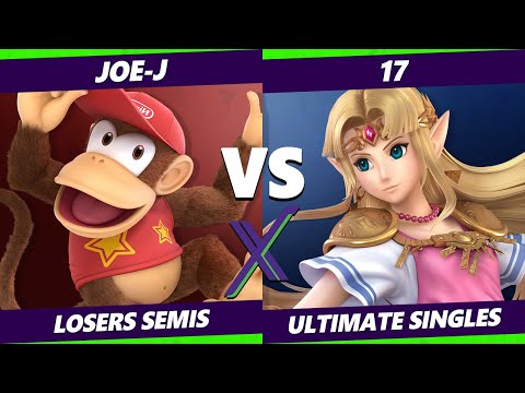 S@X 353 Onine Losers Semis - Joe-J (Diddy Kong, Ike) Vs. 17 (Zelda) Smash Ultimate - SSBU
