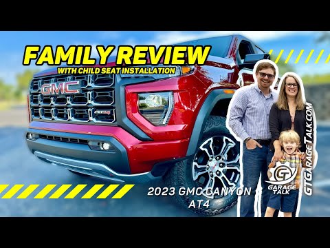 2023 GMC Canyon AT4 | Family Review with Child Seat Installation and Real World MPG