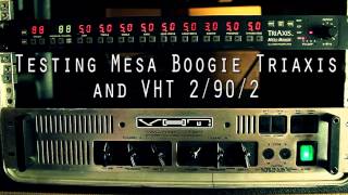 Testing Mesa Boogie Triaxis Preamp Channels
