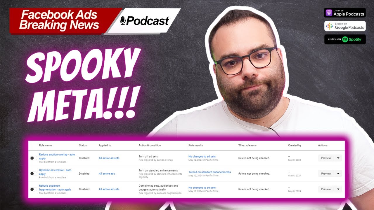 Podcast #70 - Careful! Facebook Is Forcing Automated Rules on Accounts!