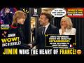 JIMIN S DAY 1 AURA LEFT THE FRENCH PRESIDENT STARING IN AWE