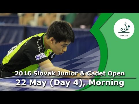 2016 ITTF Slovak Junior Open - Day 4 Morning